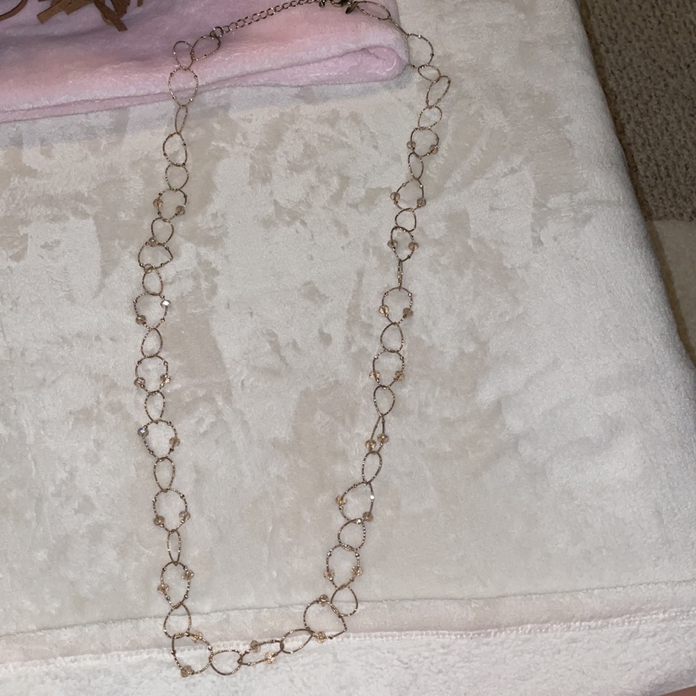 NY&C long gold chain necklace